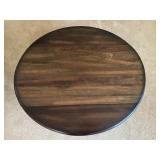 Wooden Drop-Leaf Table with Cabriole Legs, 36" 41"