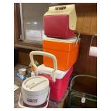 Coleman and Retro Thermos Coolers and Jugs