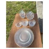 Clear Cut Glass and Pressed Glass Tableware Collec