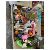 Easter Lot with Decorations, Eggs, and Accessories