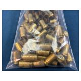 50+ Empty .45 Auto Casings with Spent Primers