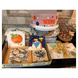 Kitchen and Cooking Items with Decorative Pieces