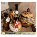 Decorative Kitchen Items with Ceramic and Glass Co
