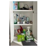 Bathroom Lot Featuring Cleaning Products, Toiletri