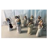 10 Willow Tree Forget Me Not Angels Figurines