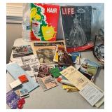 Ephemera Including Life Magazines, Travel Brochure