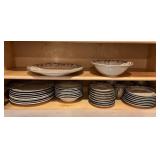 Epoch Berry Grove Dinnerware Set Featuring Plates,