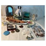 Decorative Collectibles Including Figurines and Pl