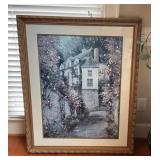 Large 42 x 34 Framed Print with Ornate Gold Frame