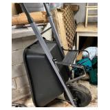 True Temper Wheelbarrow with Steel Frame and Singl