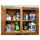 Cabinet Lot of Household and Garden Chemicals, Fer