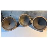 Three Vintage Speaker Drivers, Unbranded, Various
