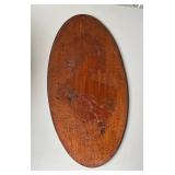 Gibson Girl Wood Wall Plaque, 20 Inches Long