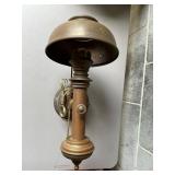 Brass Industrial Lamp Fixture, Approximately 22 In