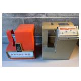 2 - Seeburg Wall Speaker Housing Units in Red and