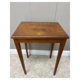 Wooden Side Table, 22.5 Inches Tall with 15.5 x 11