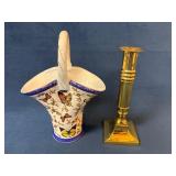 Formalities by Baum Bros. Porcelain Basket and Bra