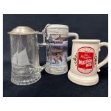 Three Collectible Beer Steins from Old Spice, Mill