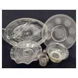 Glass and Silver Plate Lot Including Imperial Glas