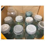 Vintage Atlas and Ball Glass Jars with Lids