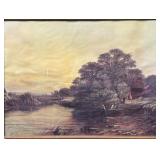 Walter Williams Framed Print with Water Damage, 33