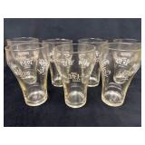7 International Coca-Cola Glasses Featuring Multil
