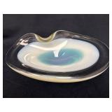 Ferro Italarts Murano Glass Bowl with Organic Desi