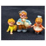 Vintage Miniature Hard Plastic Toy Figurines with