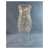 Clear Glass Hurricane Lamp Shade with Flared Desig