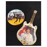 Two Resin Elvis Presley Magnets Featuring Iconic I