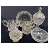 Glass Lot with Decorative and Functional Pieces