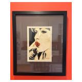 Framed Artwork Signed by Stover, 1981