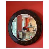 Round Wall Hanging Mirror, 40 Inches in Diameter