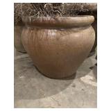Terra-Cotta Planter with Rounded Design