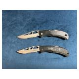 Folding Pocket Knives with Textured Handles
