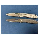 Gerber Folding Knives with Stainless Steel Handles