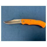 Gerber Folding Knife with Orange Handle - Made in