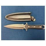 Fixed-Blade Knife with Sheath and SM7609F Marking