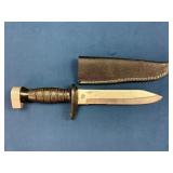 PIC 1250B Fixed Blade Knife with Original Sheath,