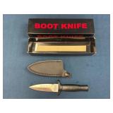 Raider II Stainless Boot Knife with Sheath and Ori