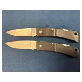 Gerber Folding Pocket Knives with Black Handles