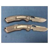 Gerber Folding Knives with Serrated Blades