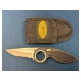 Gerber USA Folding Knife with Nylon Sheath