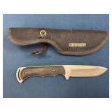 Gerber Fixed Blade Knife with Nylon Sheath