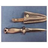 Mako Fixed-Blade Serrated Knife with Sheath
