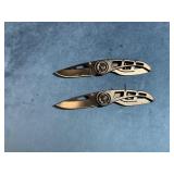 Two Kershaw Cinder Folding Knives with Stainless S