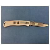 Tuff X Folding Knife with Textured Handle and Clip