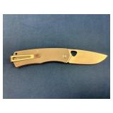 Jens Anso Custom Folding Knife with Titanium Handl