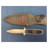 Kershaw Fixed Blade Knife with Serrated Edge and S