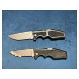 Two ATF Gideon II Folding Knives with Textured Han